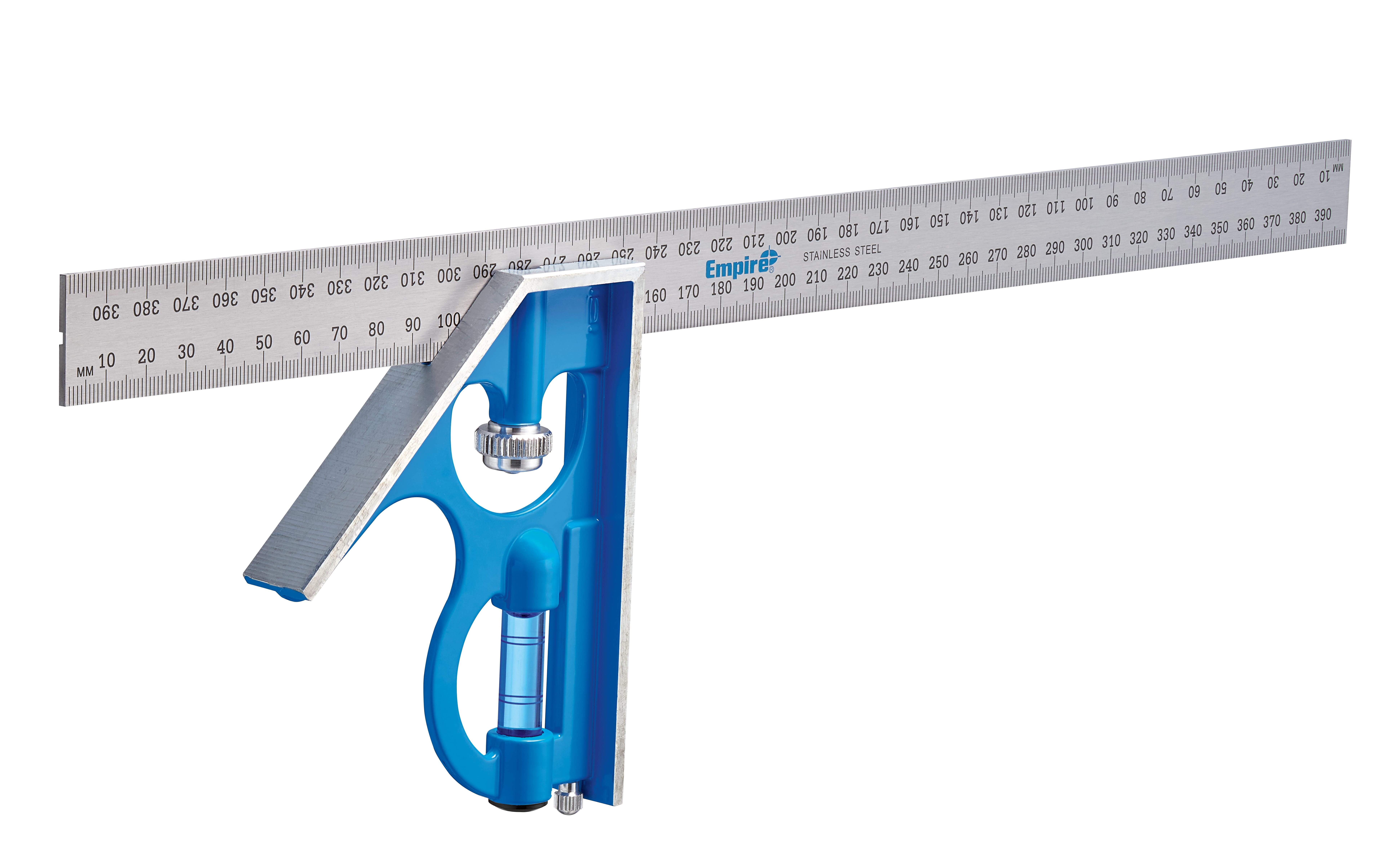 Milwaukee® Empire® True Blue® E280M Heavy Duty Professional Combination Square, 40 cm L x 5.31 in W, Stainless Steel Blade